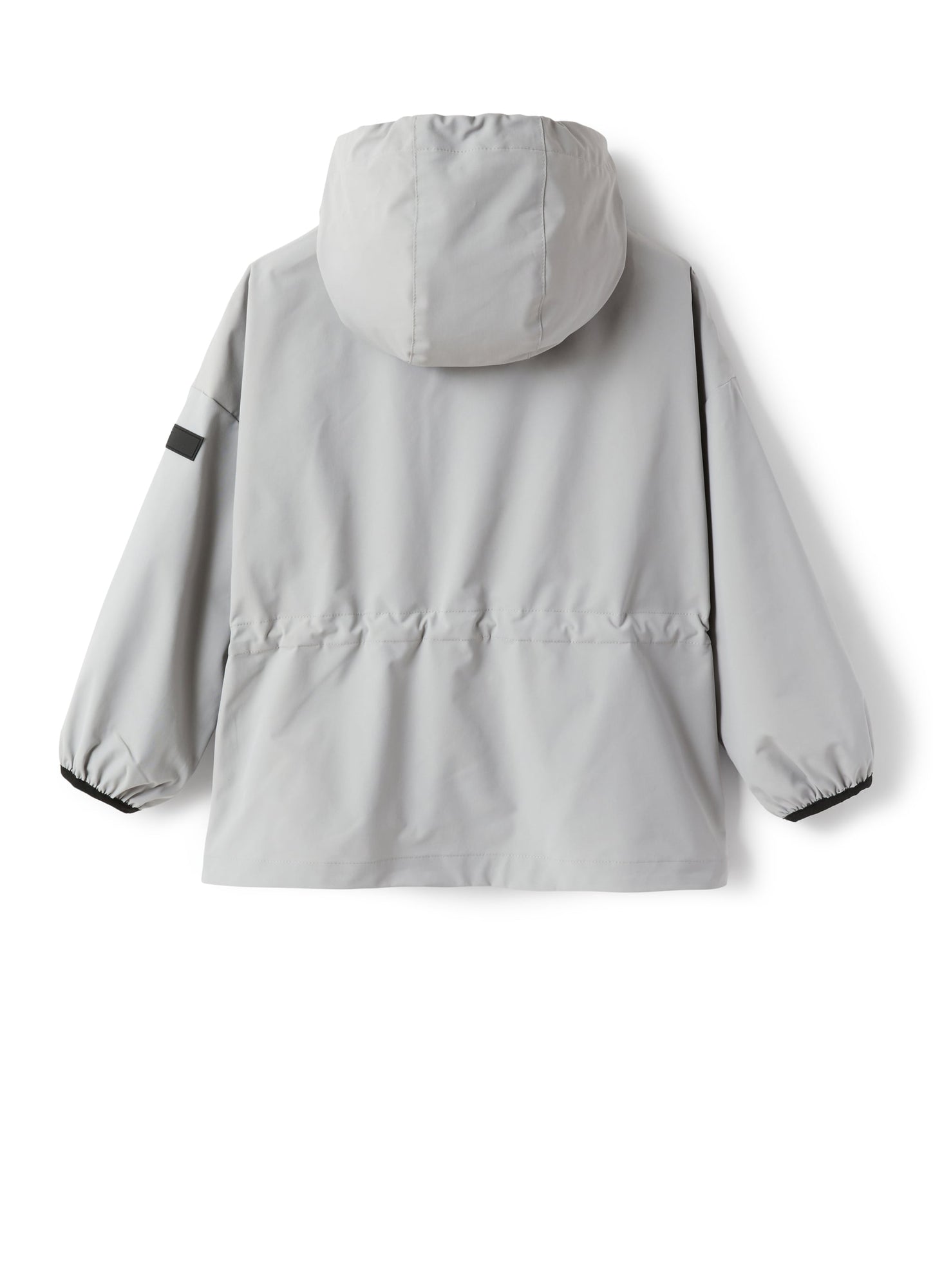 Parka Style Zip-Front Jacket in Hi-Tech Fabric | Cloud Grey
