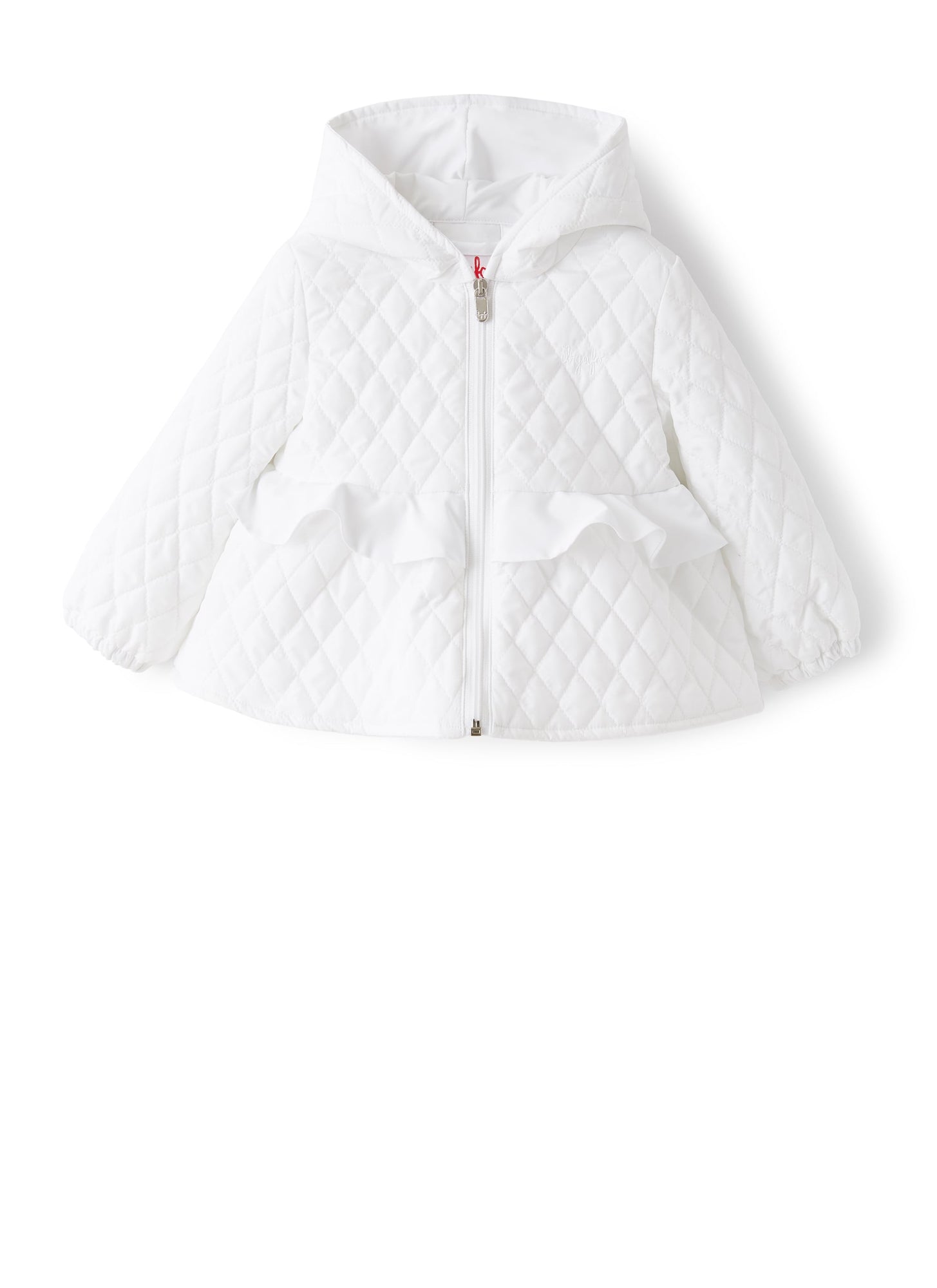 Hooded Jacket with Eco-Friendly Padding | White