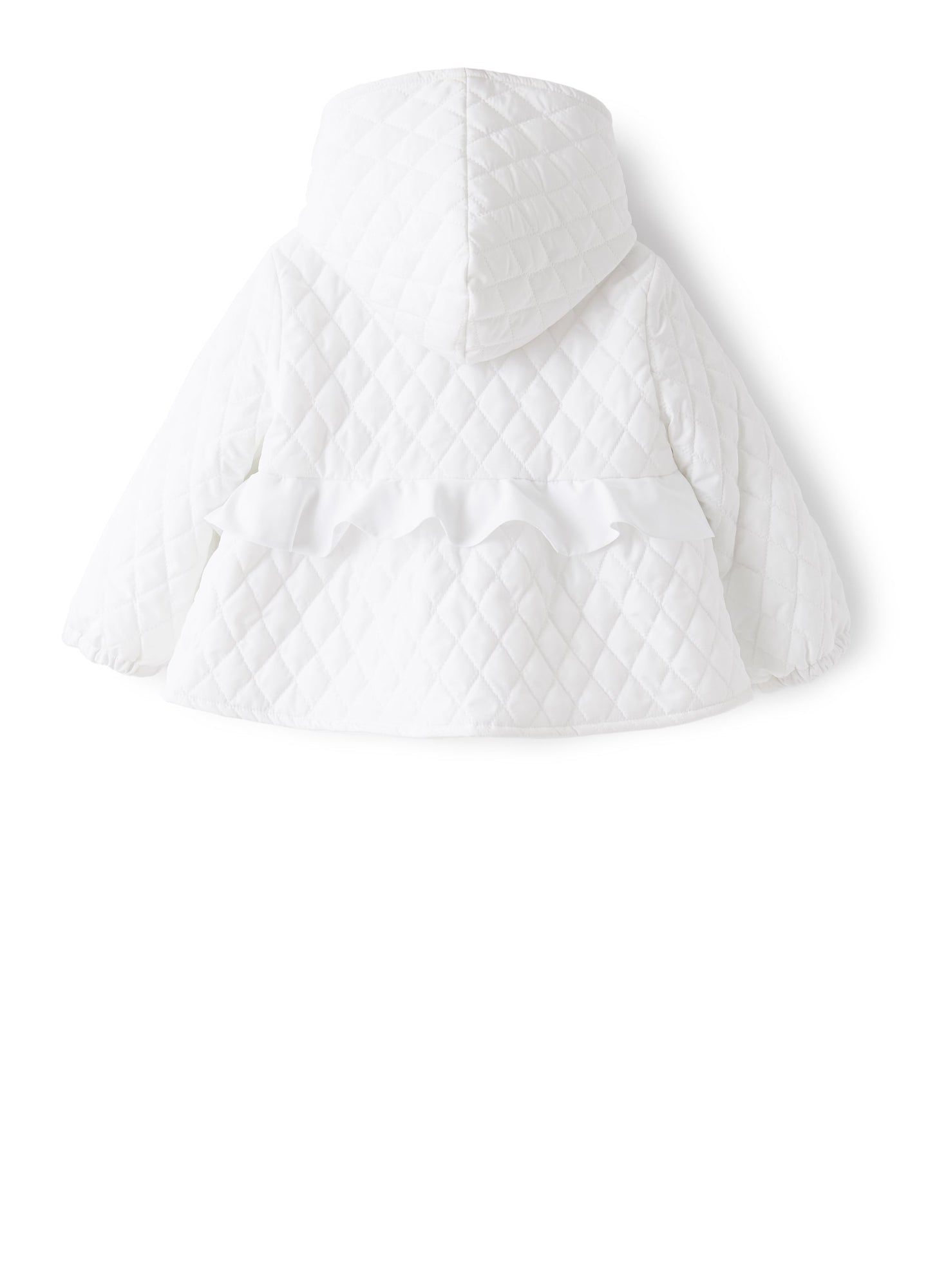 Hooded Jacket with Eco-Friendly Padding | White