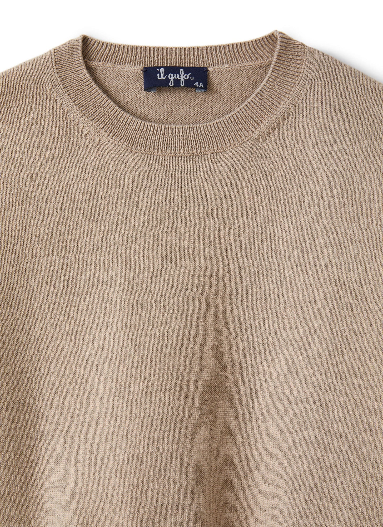 Sweater in Organic Cotton | Sand