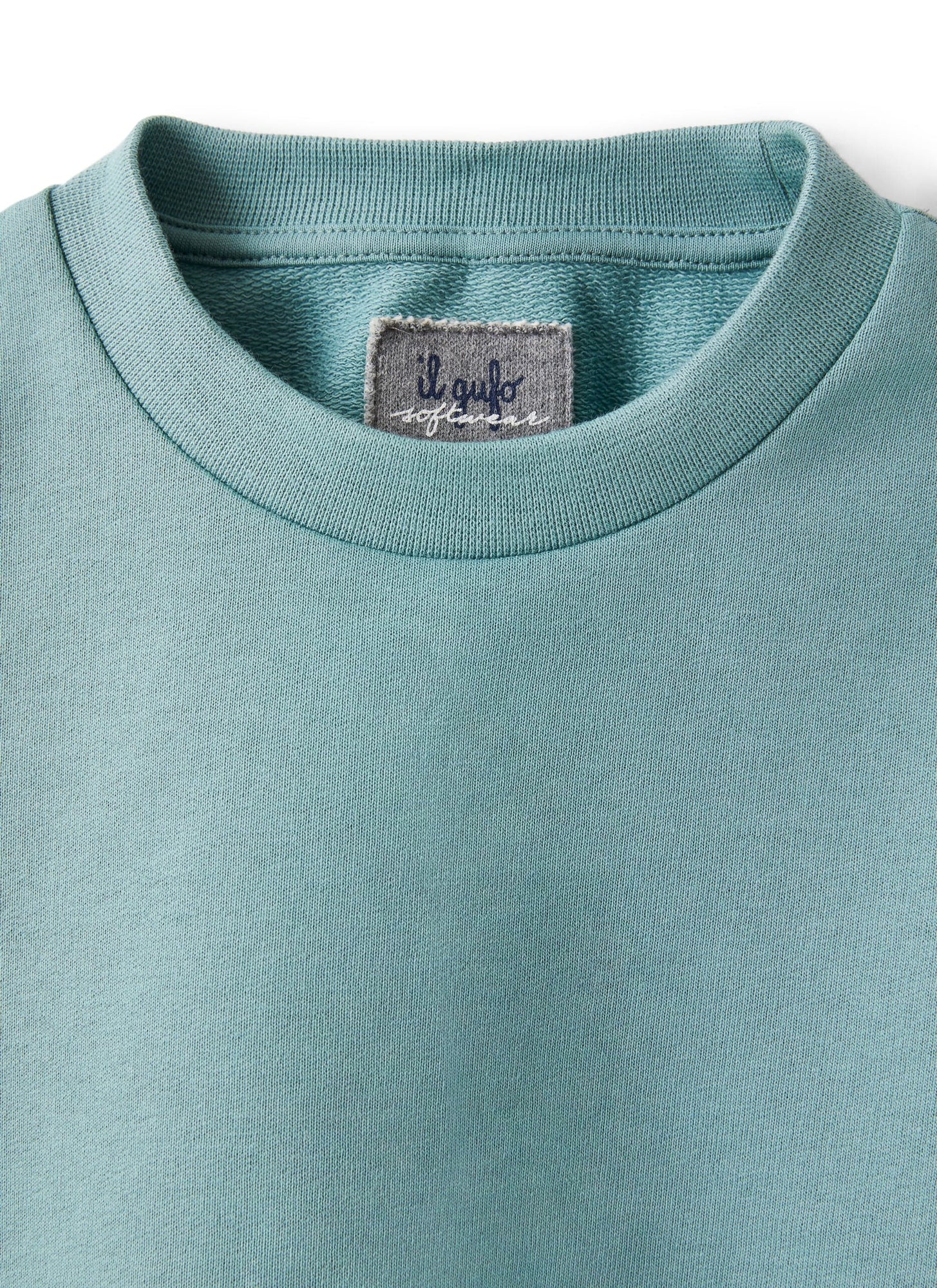 Sweatshirt with Flounce | Sage Green