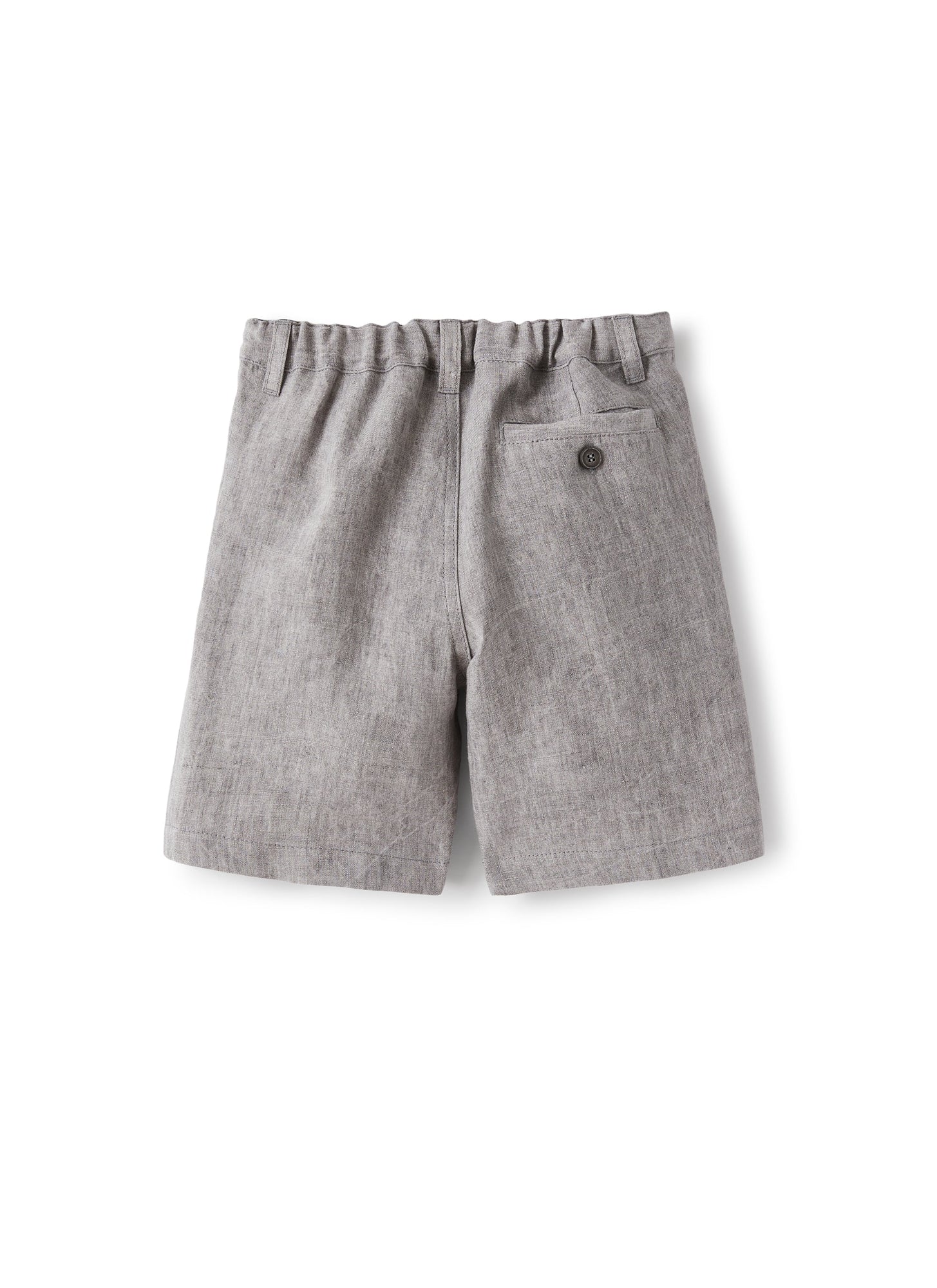 Bermuda Shorts in Linen | Stone Grey
