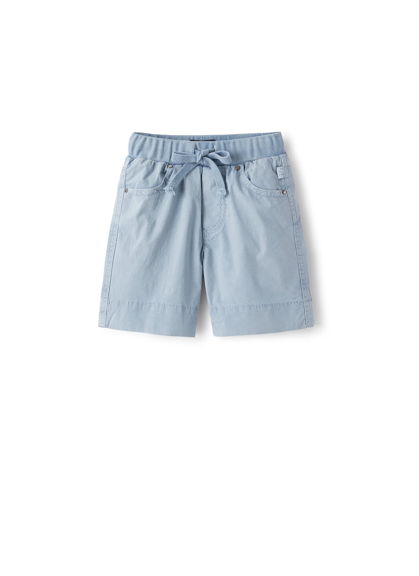 Bermuda Shorts in Light-Poplin | Powder Blue