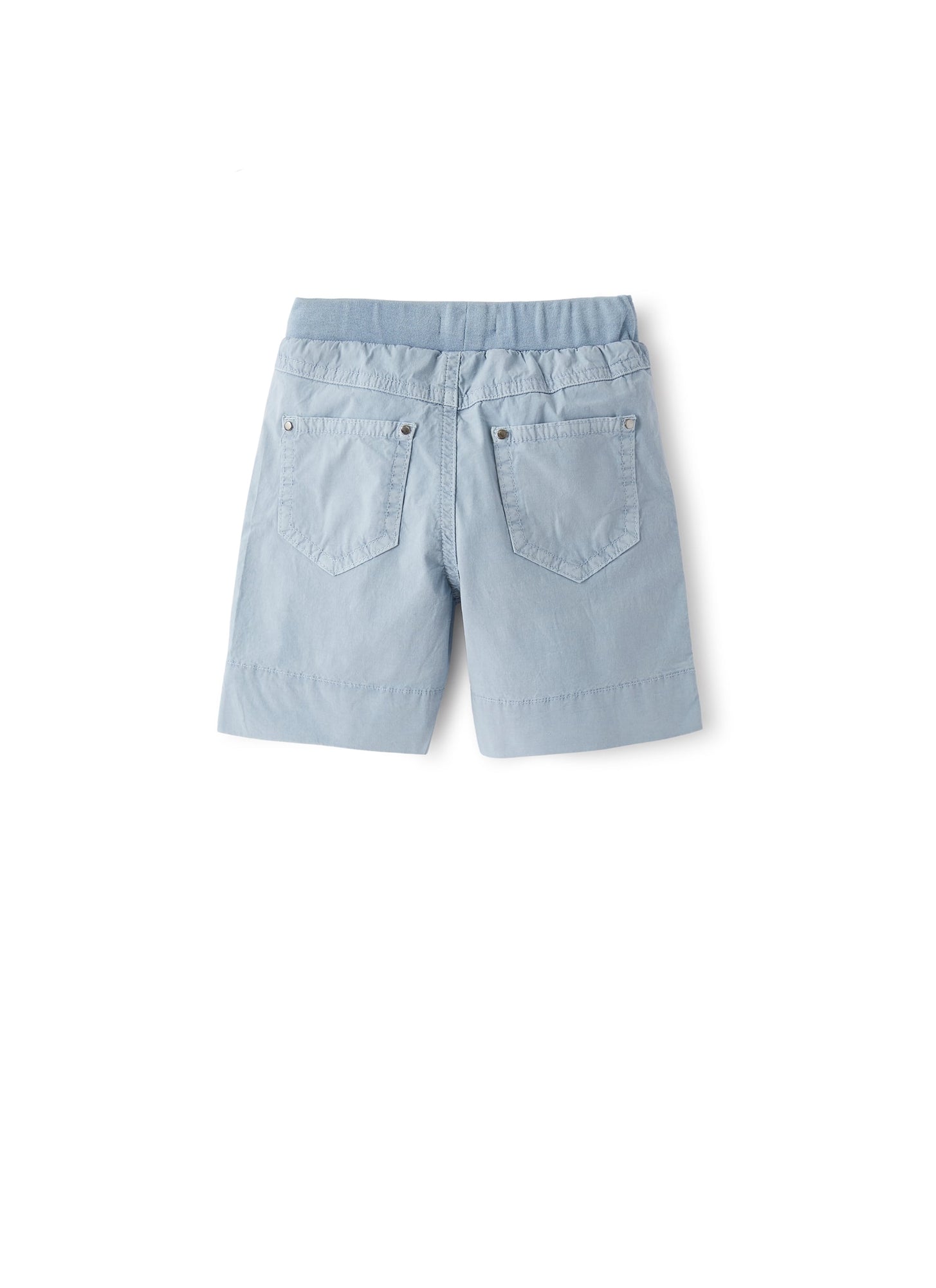 Bermuda Shorts in Light-Poplin | Powder Blue