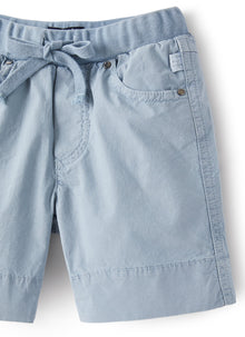 Bermuda Shorts in Light-Poplin | Powder Blue