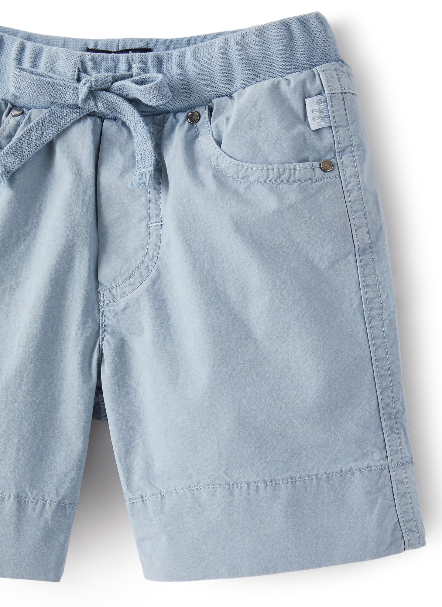Bermuda Shorts in Light-Poplin | Powder Blue