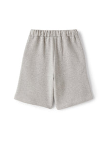 Bermuda Shorts in Fleece with Drawstring | Cloud Grey