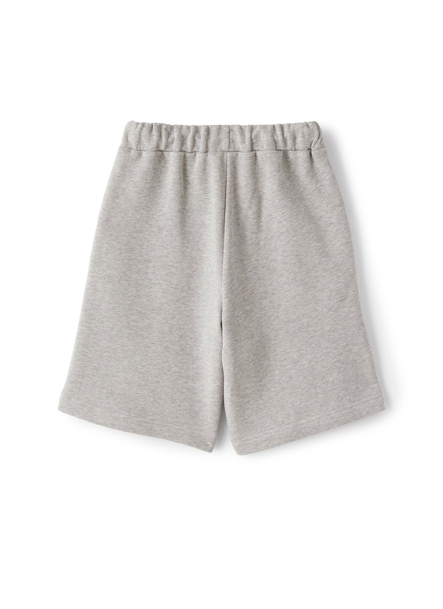 Bermuda Shorts in Fleece with Drawstring | Cloud Grey