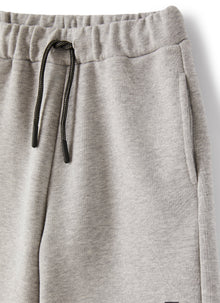 Bermuda Shorts in Fleece with Drawstring | Cloud Grey