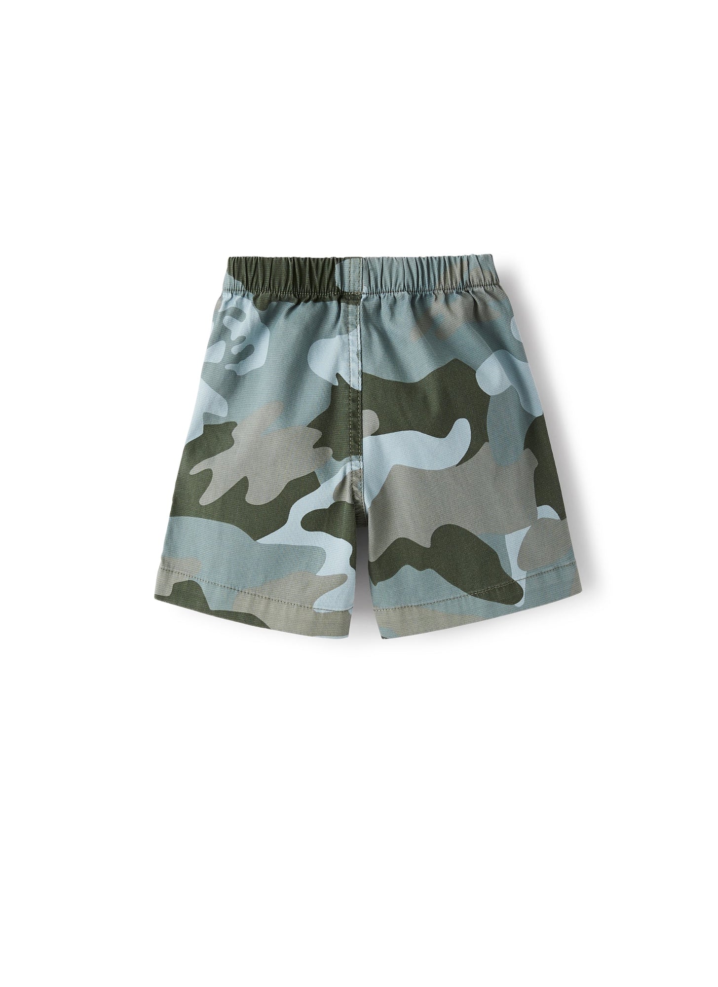 Bermuda Shorts in A Camouflage Pattern | Powder Blue