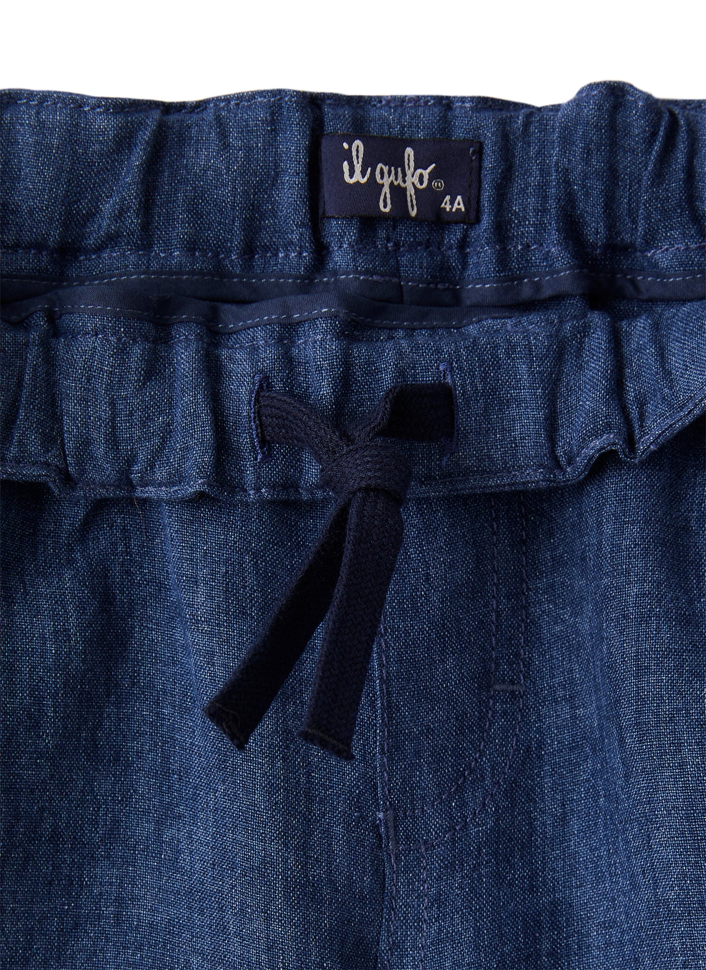 Bermuda Shorts in Linen | Electric Blue