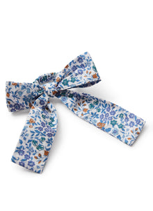 Elasticated Band with Bow Liberty Fabrics Material | Light Blue