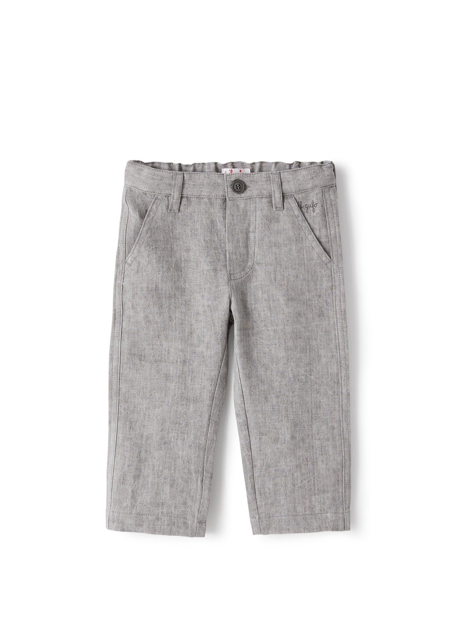 Trousers in Linen | Stone Grey
