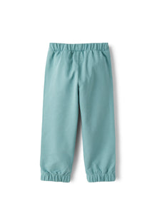 Trousers in Cotton Fleece | Sage Green