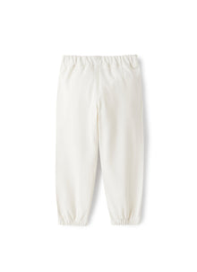 Trousers in Pique | Shell White