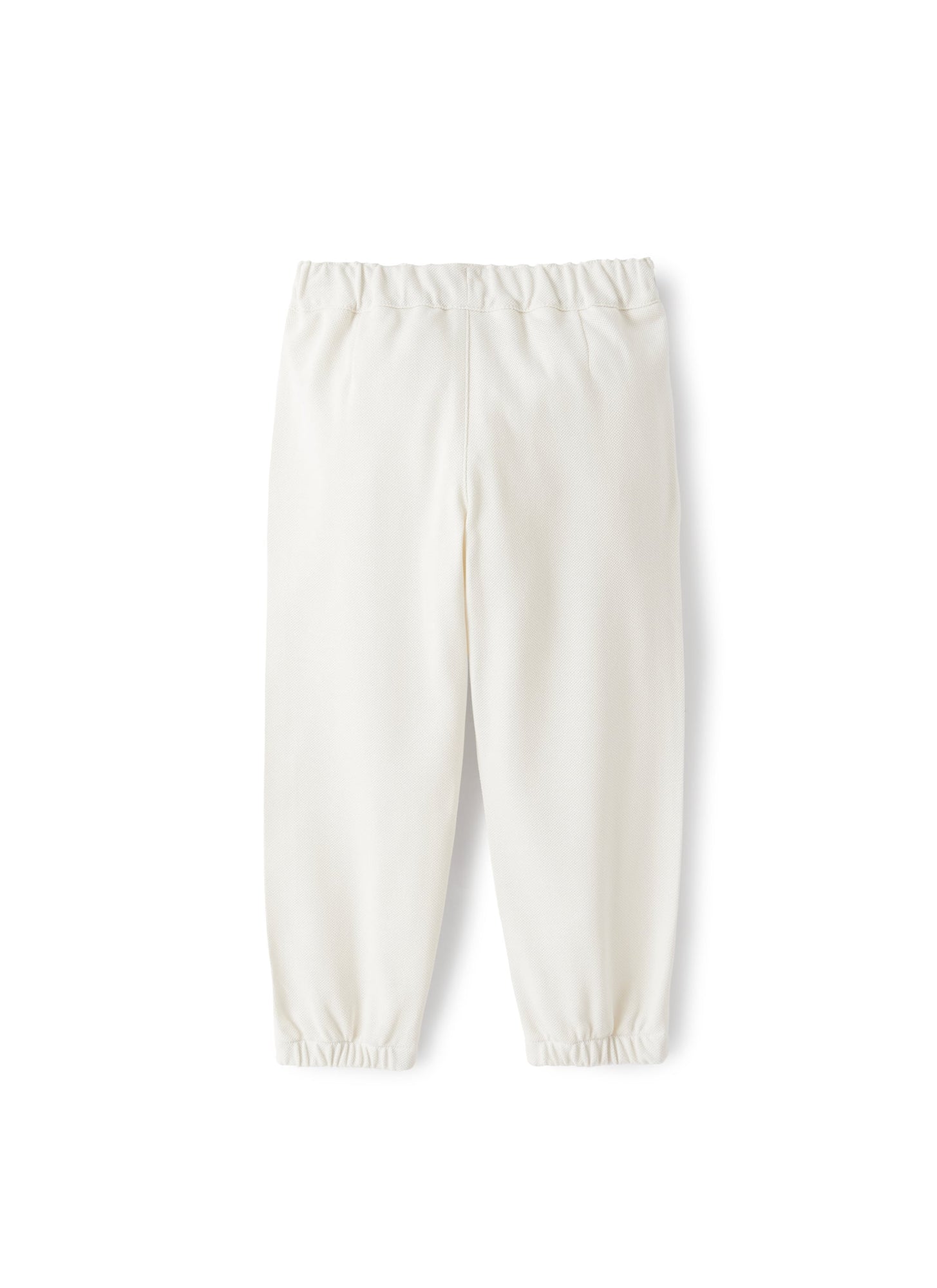 Trousers in Pique | Shell White