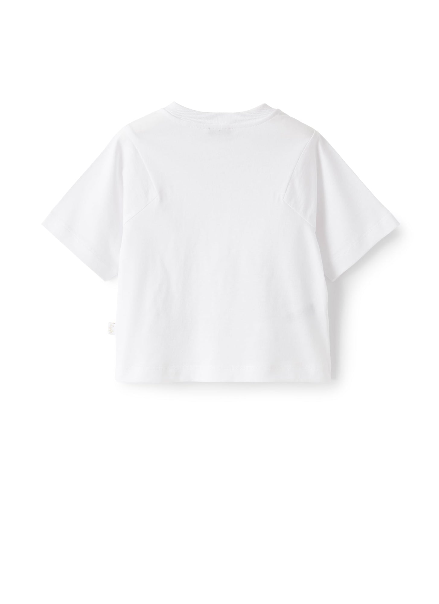 T-Shirt with Lighthouse Print | White/Indaco