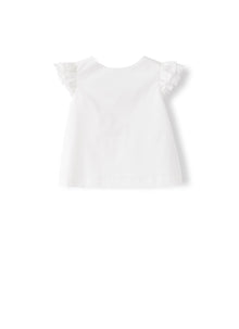 Top in Sateen | White