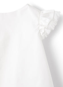 Top in Sateen | White