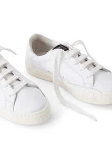 Leather Sneaker | White