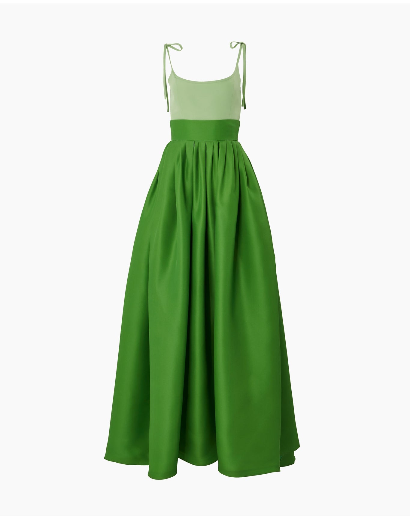Tie Strap Scoop Neck Ball Gown | Grasshopper Multi