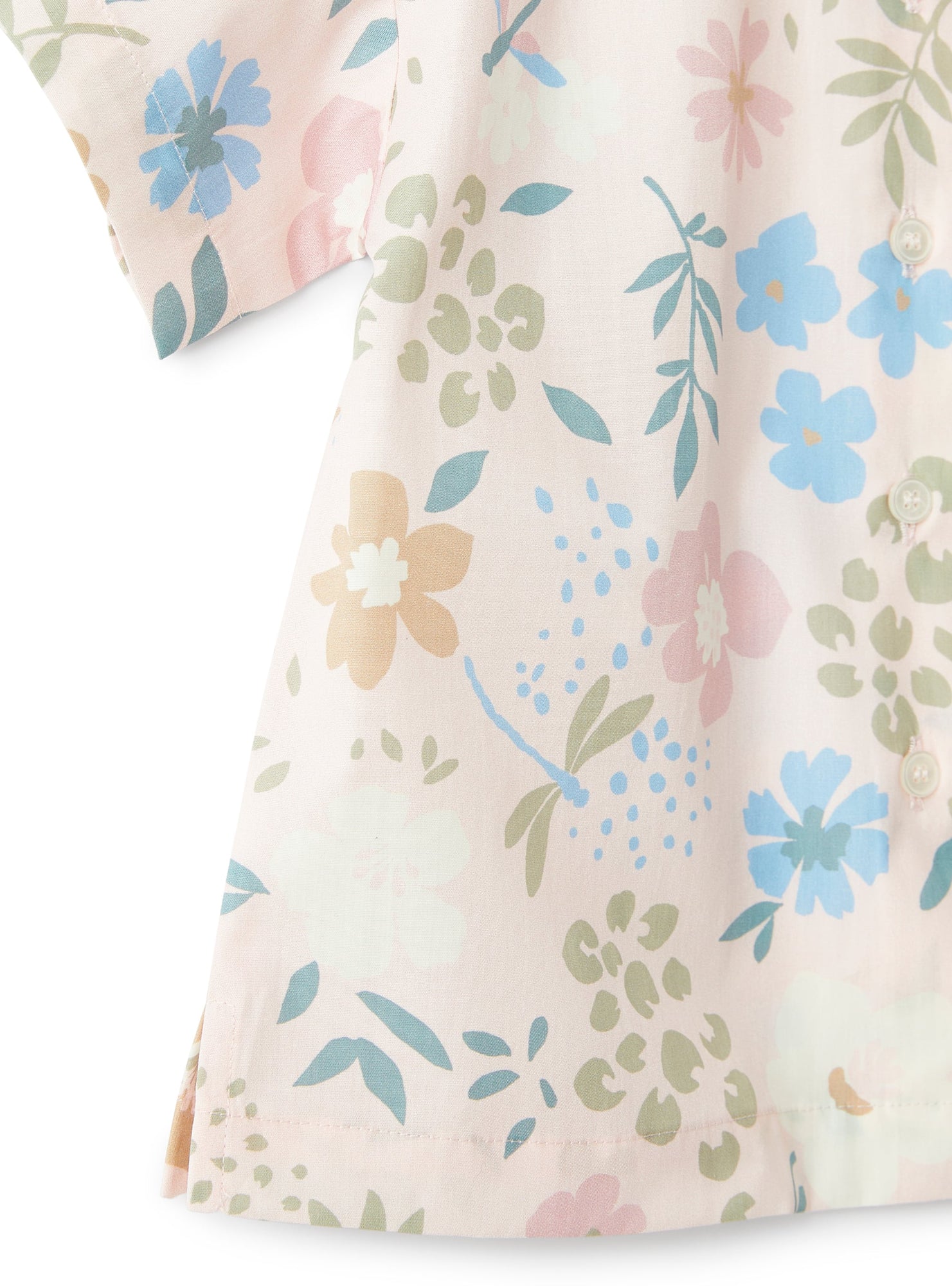 Cotton Shirt with Dragonfly Print | Pepe Rosa