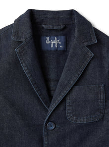 Blazer in Stretch Denim | Blue