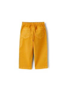 Trousers For Baby Boys in Stretch Gabardine | Cannella