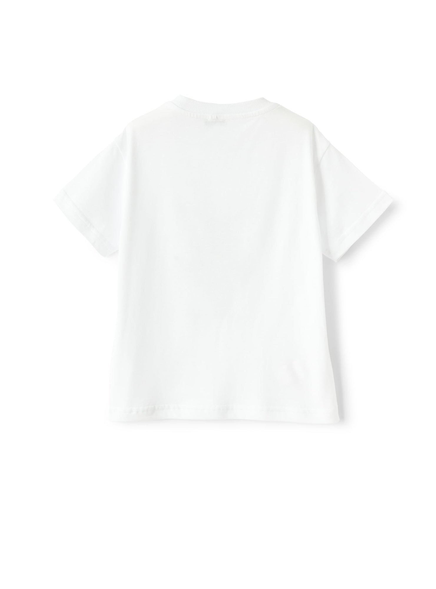 T-Shirt with Motorbike Print | White/Dark Grey