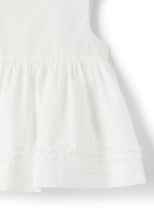 Sleeveless Top in Cotton Voile | White