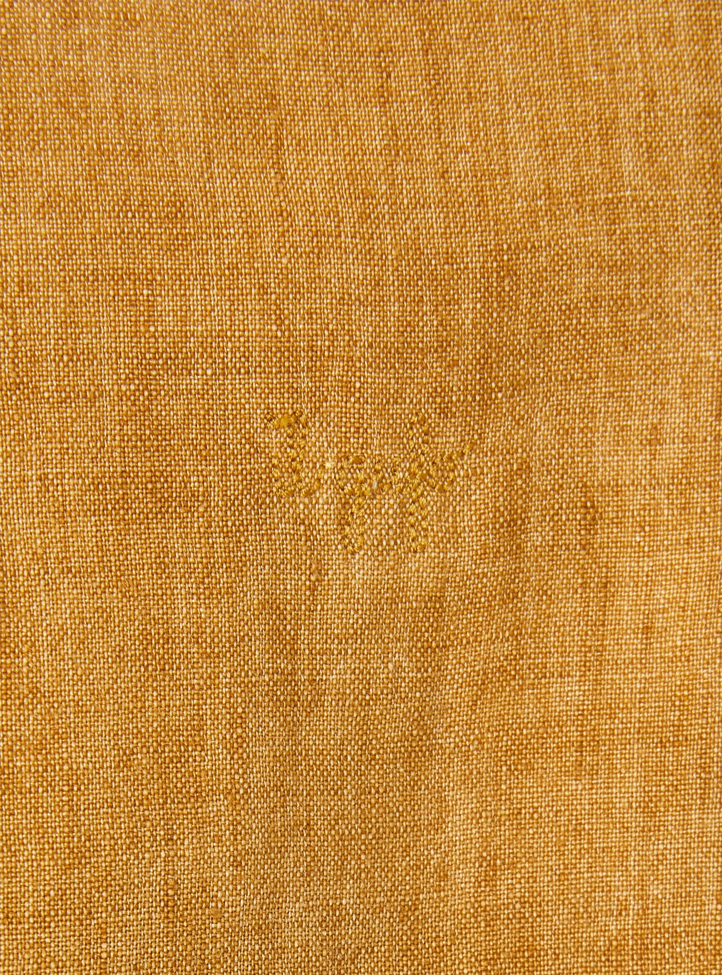 Top in Cinnamon Melange Linen | Cannella