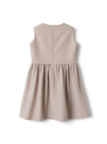 Sleeveless Dress in Striped Seersucker | Noce