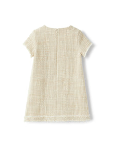 Dress in A Raised-Weft Cotton Blend | Iuta