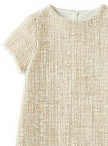 Dress in A Raised-Weft Cotton Blend | Iuta
