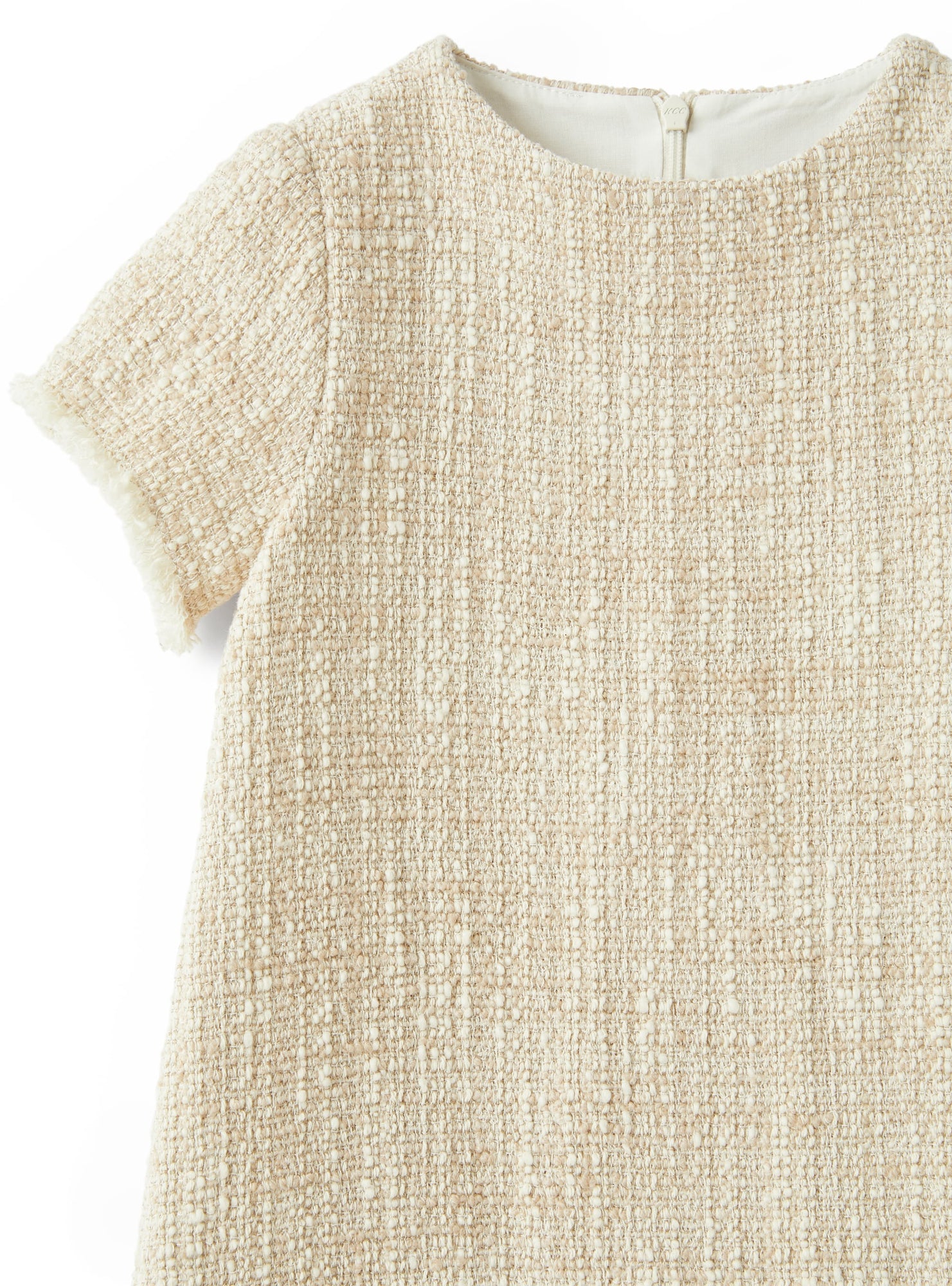Dress in A Raised-Weft Cotton Blend | Iuta