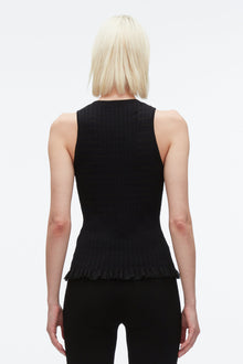 Shadow Stripe Tank | Black