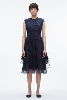 Fil Coupe Midi Dress | Midnight