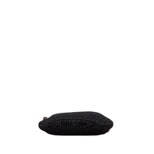 Fendi | Pre-Owned Zucchino Suede Oyster Shoulder Bag | Black