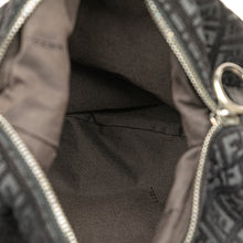 Fendi | Pre-Owned Zucchino Suede Oyster Shoulder Bag | Black