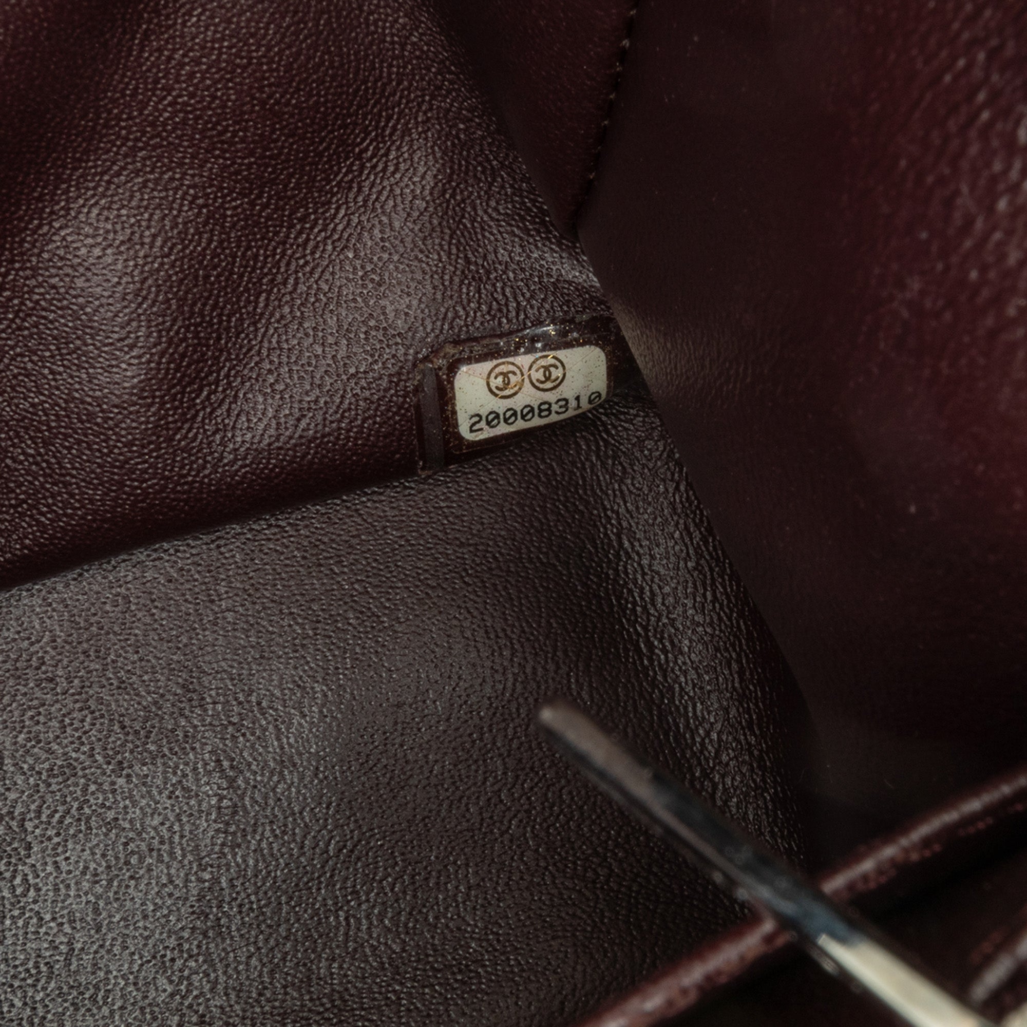 Chanel | Pre-Owned Mini Square Classic Caviar Single Flap | Brown/Dark Brown