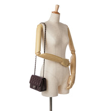 Chanel | Pre-Owned Mini Square Classic Caviar Single Flap | Brown/Dark Brown