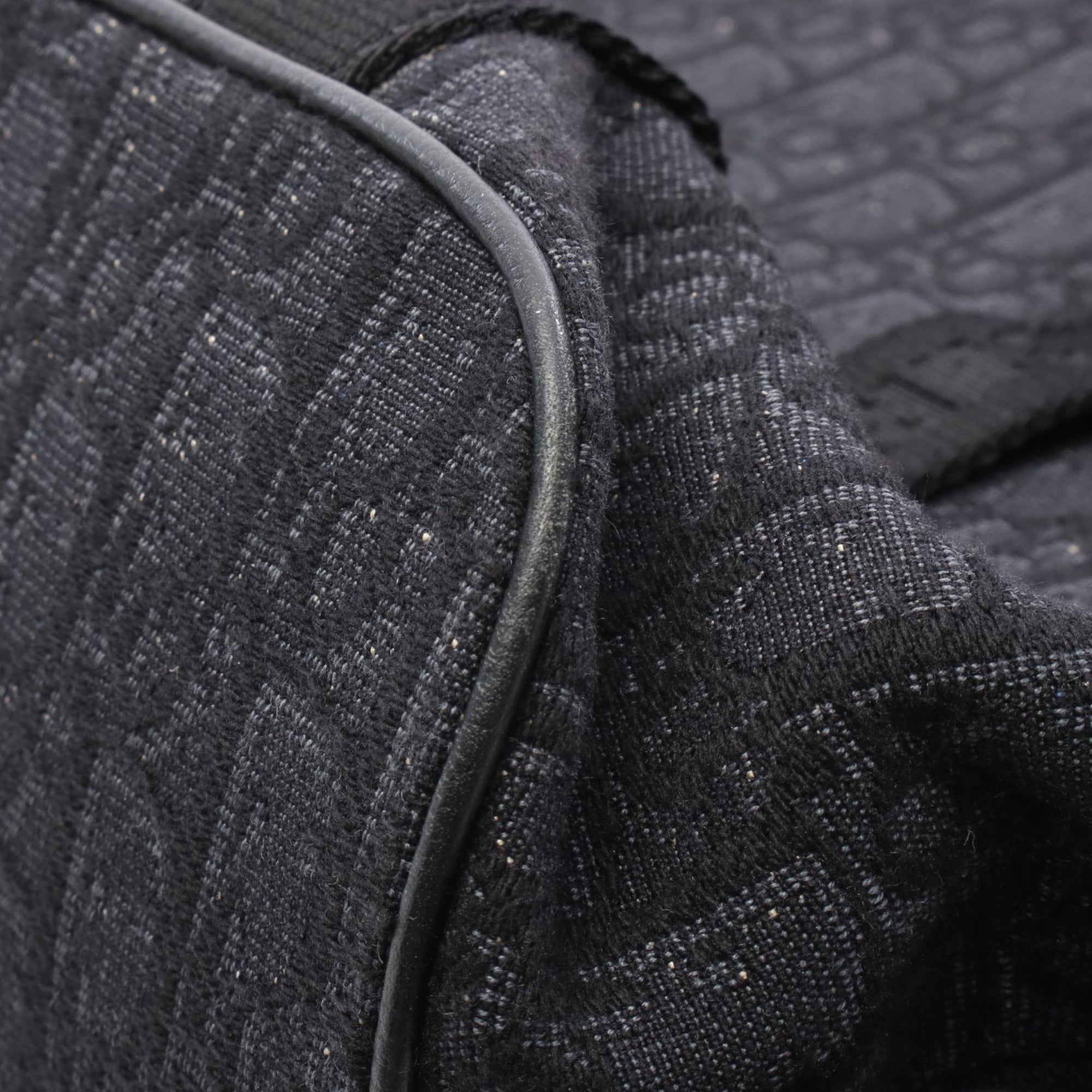 Dior Safari Backpack Black Oblique Peacock Canvas Dior Safari Messenger Oblique Navy Black in Jacquard Canvas  main image 3