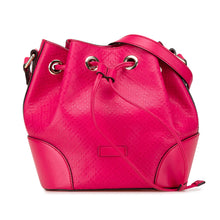 Gucci | Pre-Owned Diamante Leather Bright Bucket Bag | Pink/Hot Pink