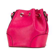 Gucci | Pre-Owned Diamante Leather Bright Bucket Bag | Pink/Hot Pink