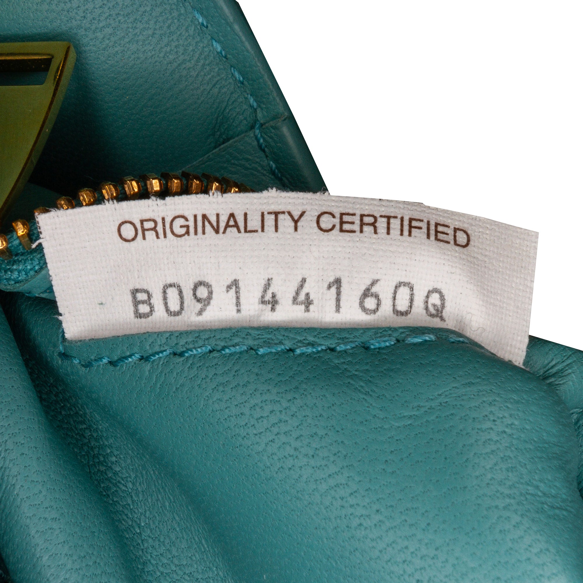 Bottega Veneta | Pre-Owned Nappa Intrecciato Padded Chain Cassette Satchel | Seafoam