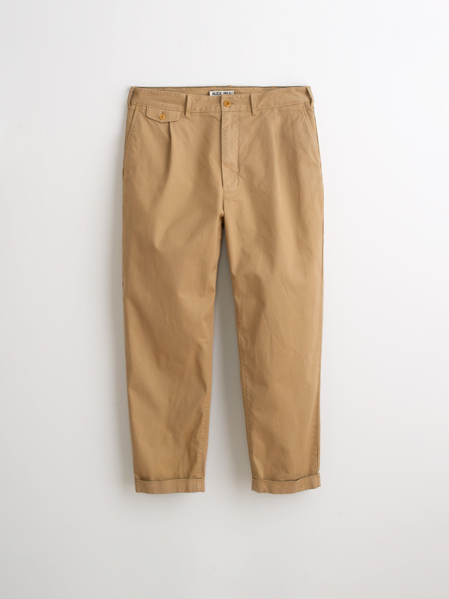 Men | The Standard Pleated Pant | Chino Vintage Khaki