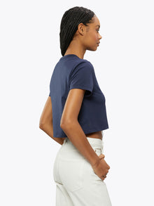 Almost Friday Tee Cropped | Pacific Blue Classic-fit PYCA Pro