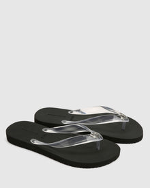 Womens | Pampelonne Thong | Clear/Black