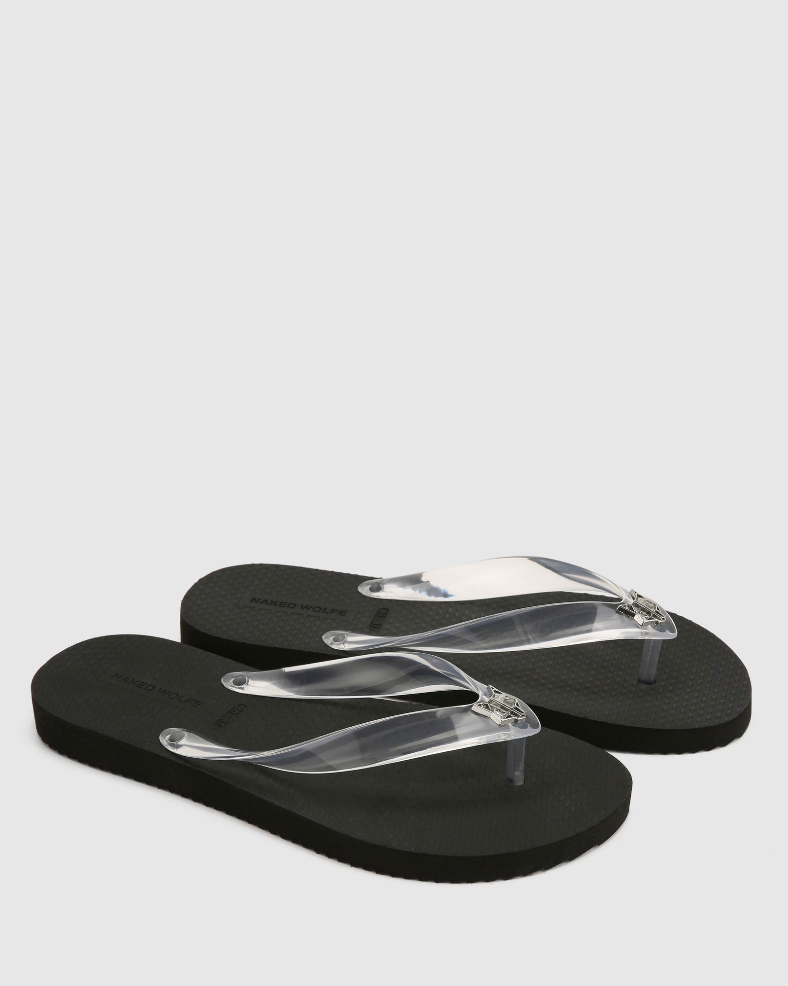Womens | Pampelonne Thong | Clear/Black