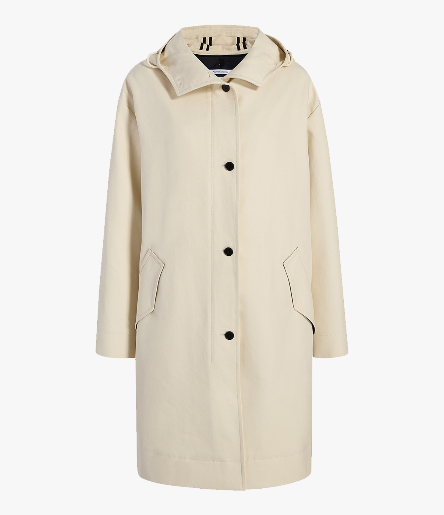 Another Tomorrow 3 In 1 Parka in Off White – Cotton Women's Outerwear